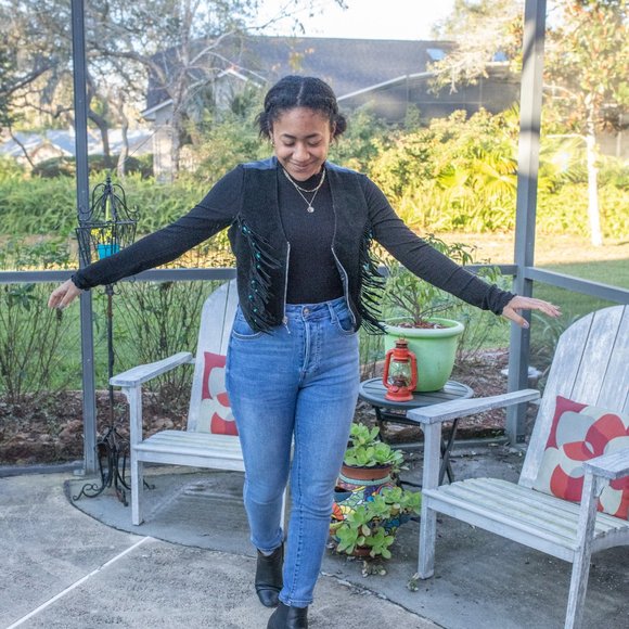 Vintage Katch Me West Genuine Leather Vest - Picture 3 of 7